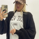 cappello con tesa e brillantini savage